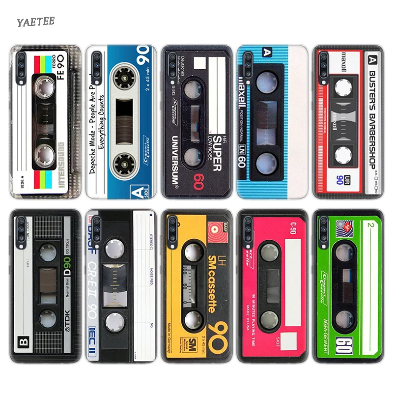

Hot Classical Old Cassette Phone Case For Samsung Galaxy S10 Plus S10E M30 M10 A50 A30 A70 A40 M20 M10 A10 A20 A60 A80 A20E
