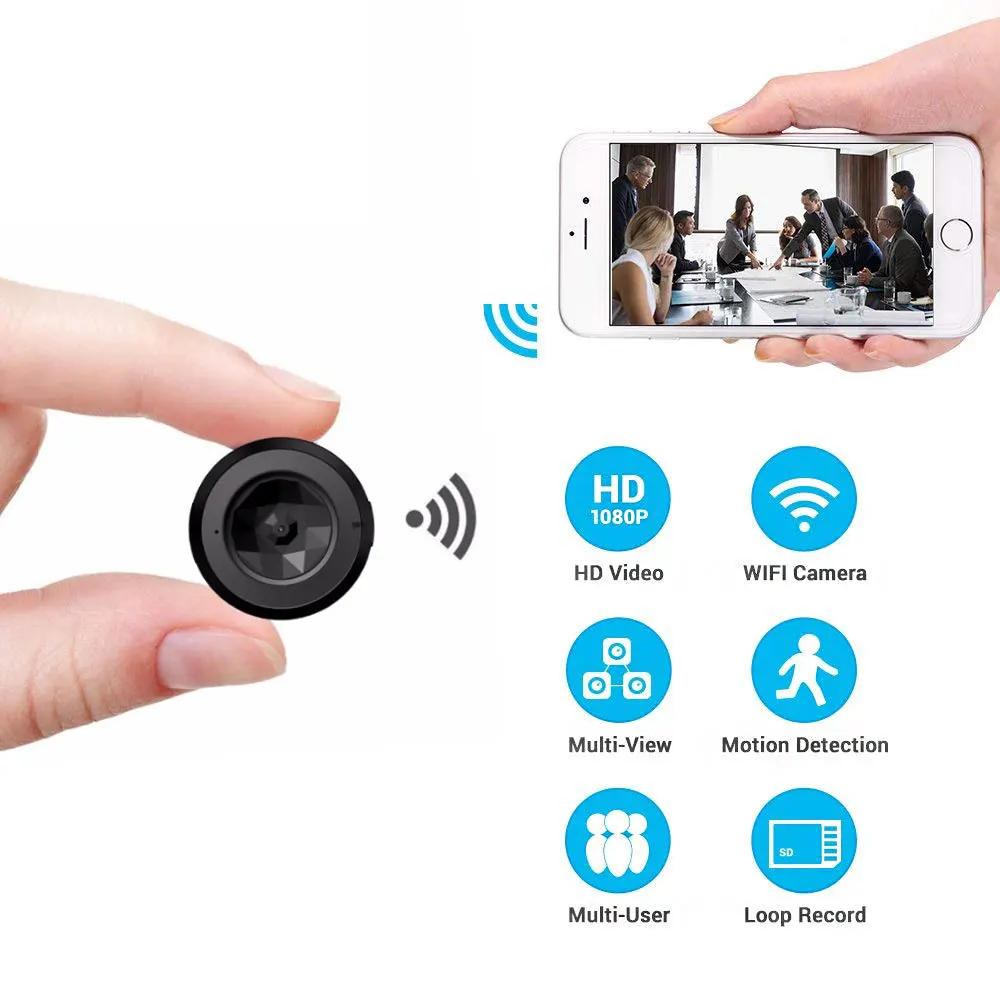 1080P Wireless Mini WIFI IP Camera HD Smart Home Security Camera Night Vision CZ