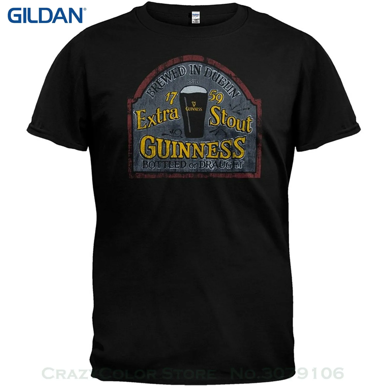 Men Clothing S M L Xl Xxl Guinness Extra Stout Beer T shirt Vintage