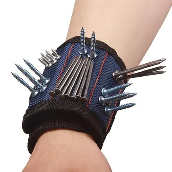 

1PC Magnetic Wristband Pocket Tool Belt Holder Pouch Bag Screws Holding Working Helper Storage Wrist Strap Magnet Band case