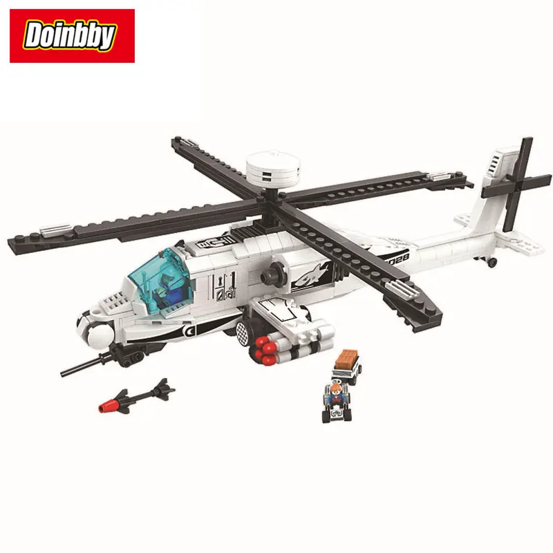 

New Bela 8028 Technic Series Apache Military Helicopter F-16 Creative Building Block Set Bricks Kits Toys