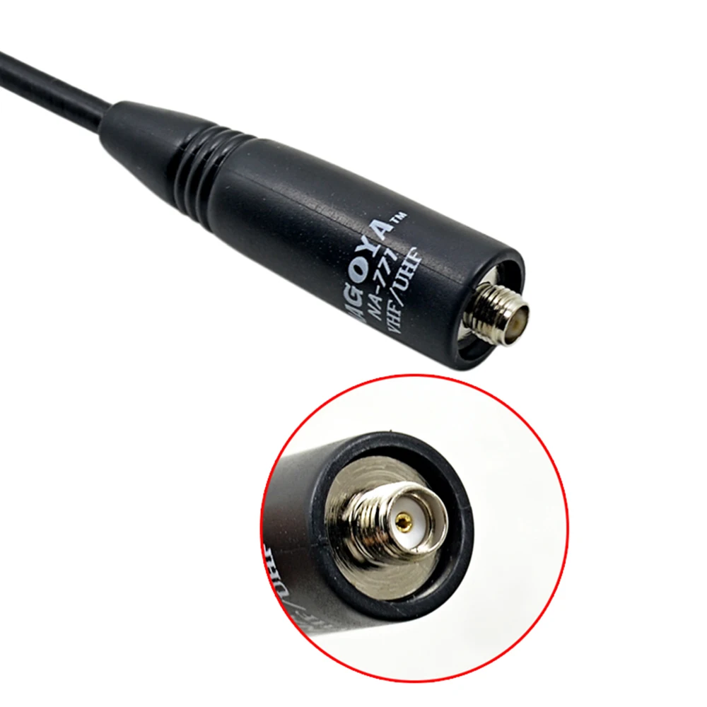 CHIPAL 10 шт. NA 771 SMA F женские мягкие антенна двухдиапазонный VHF/UHF 144/430 мГц