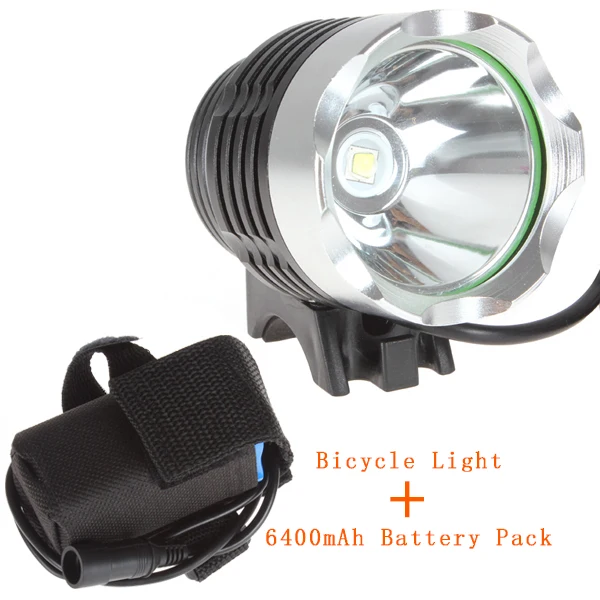 hot sale 1800 Lumen CREE XM-L T6 LED Bike Light LED Light Headlamp Waterproof Bicycle Light Flashlight 84V6400mAh Charger