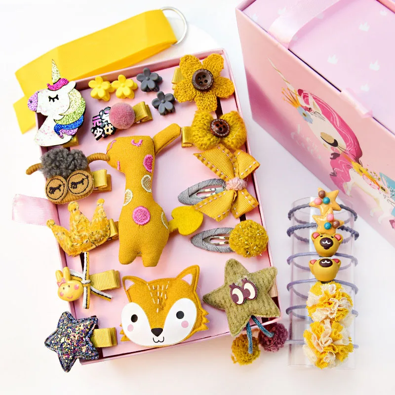 Cute Kids Girl Hairpins Cartoon Hairclips Child Barrette Hair Band Accessories