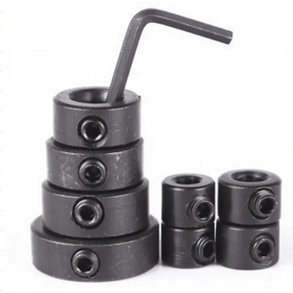 

8pcs Countersink Drill Bit Set Adjustable Depth Stop Collar Woodworking Drilling