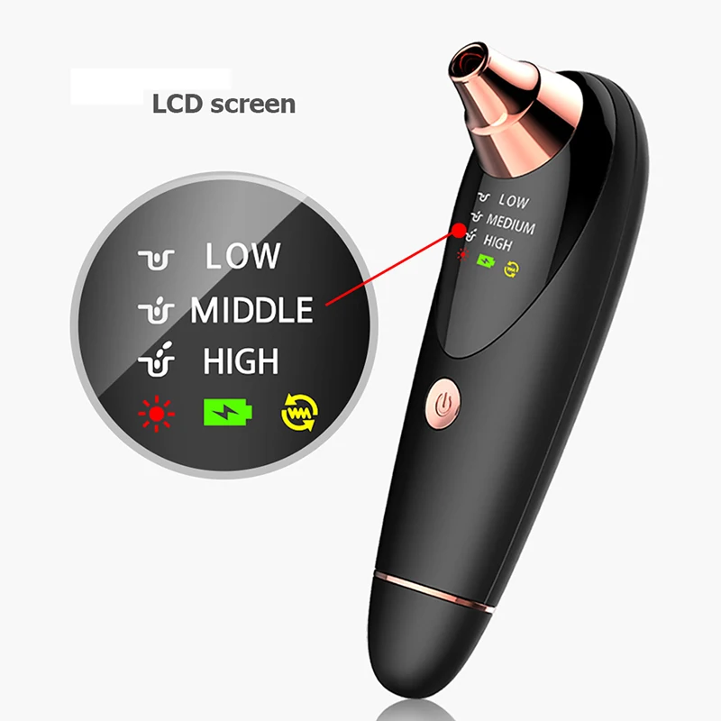 Вакуумный аппарат для очистки пор от угрей лица, для удаления угрей