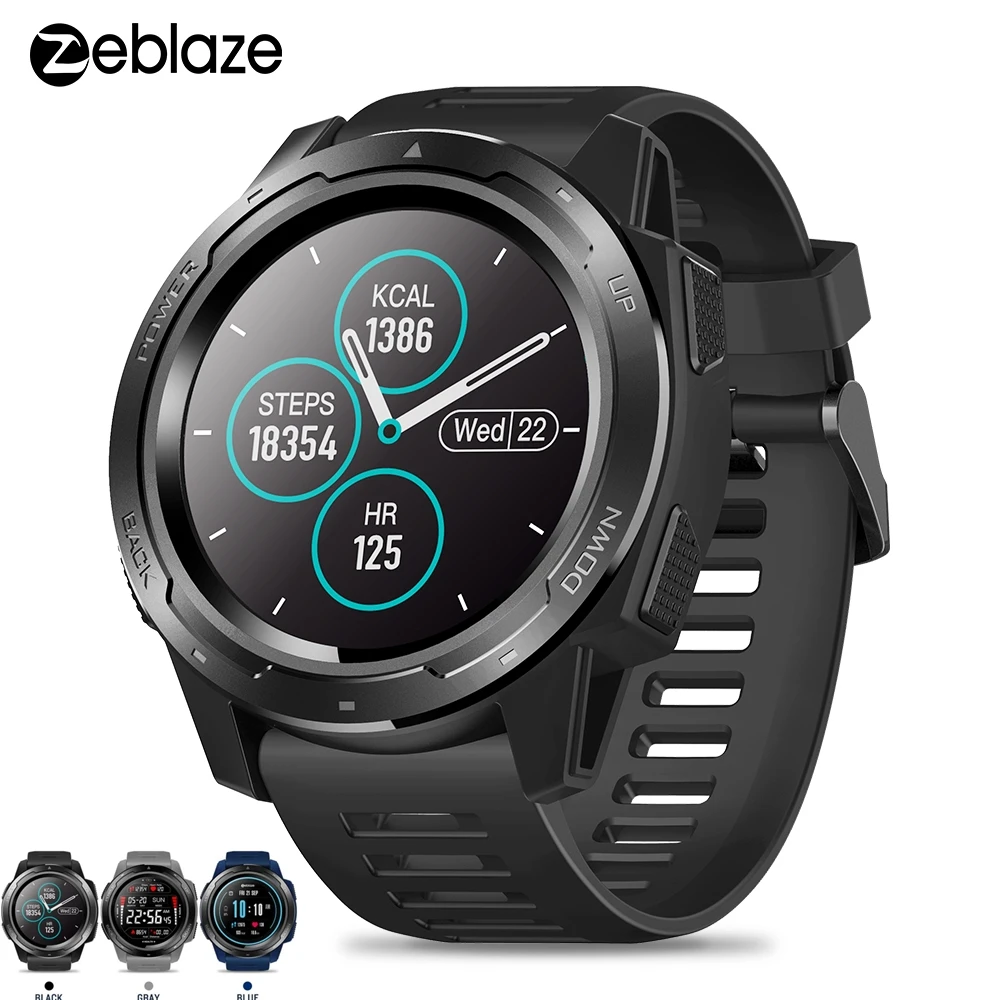 Zeblaze VIBE 5 IP67 Водонепроницаемый сердечный ритм Многофункциональный цветной дисплей сенсорный экран мульти-спортивные режимы фитнес-трекер умные часы