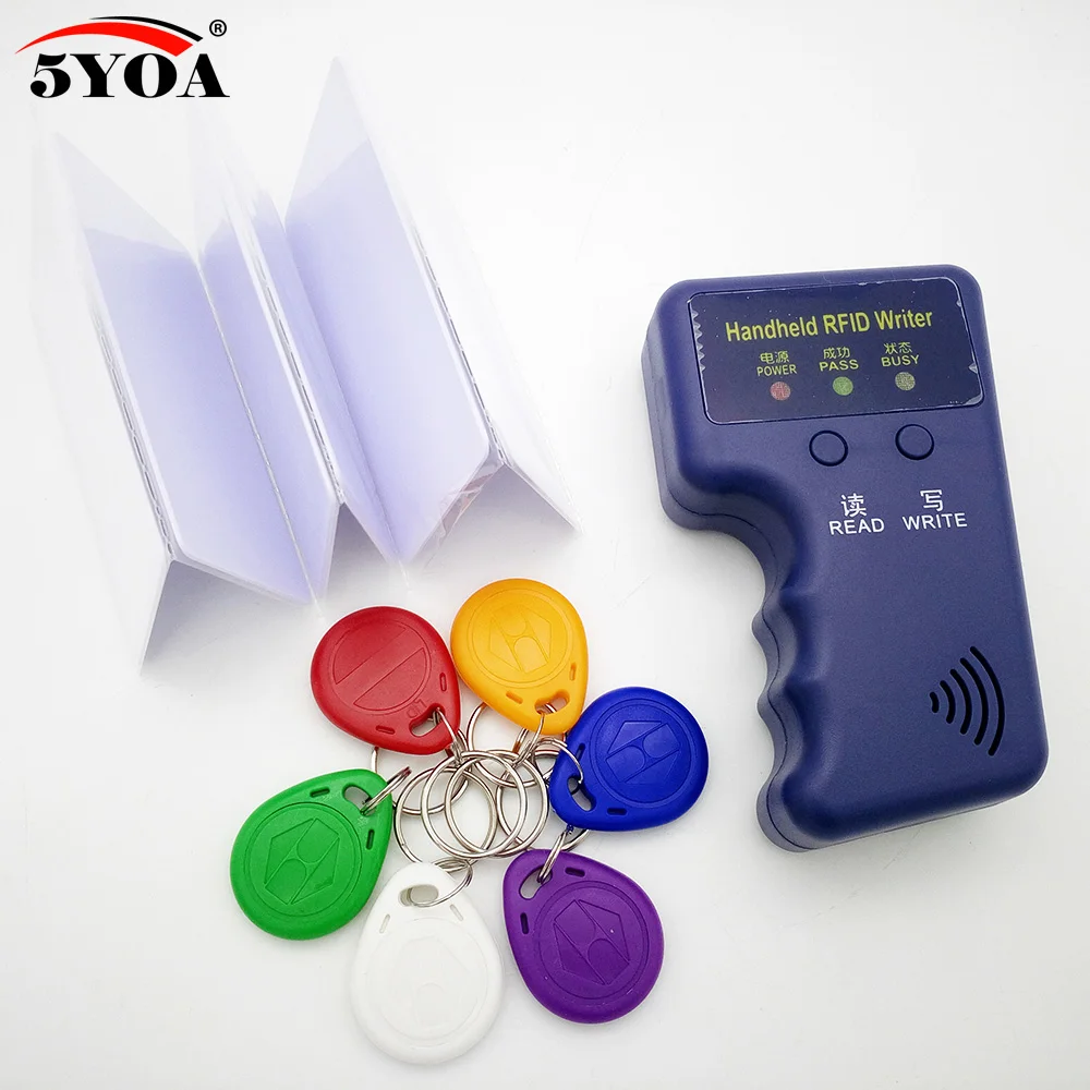 Handheld 125KHz EM4100 RFID Copier Writer Duplicator Programmer Reader