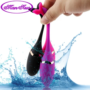 Man nuo Vibrating Egg Remote Control Vibrators Sex Toys for Women Exercise Vaginal Kegel Ball G-spot Massage USB Rechargeable 6