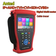 Портативный 4,3 дюймов IP+ AHD+ CVI+ TVI+ SDI CCTV тестер монитор с HDMI в цифровой мульти-метровый кабель Tracer H.265 4 К быстрого Onvif WI-FI