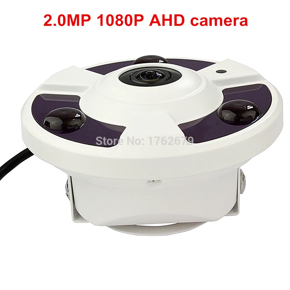 1920*1080 2megapixel AHD camera 360 Degree 1.56mm Fisheye