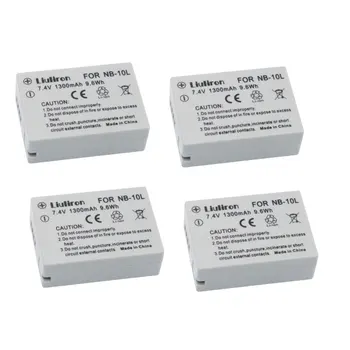 

Bonacell 7.2V 1400mAh NB-10L NB10L NB 10L Batteries for Canon G1X G15 G16 SX40HS SX50HS SX60HS SX40 SX50 SX60 HS Bateria L10