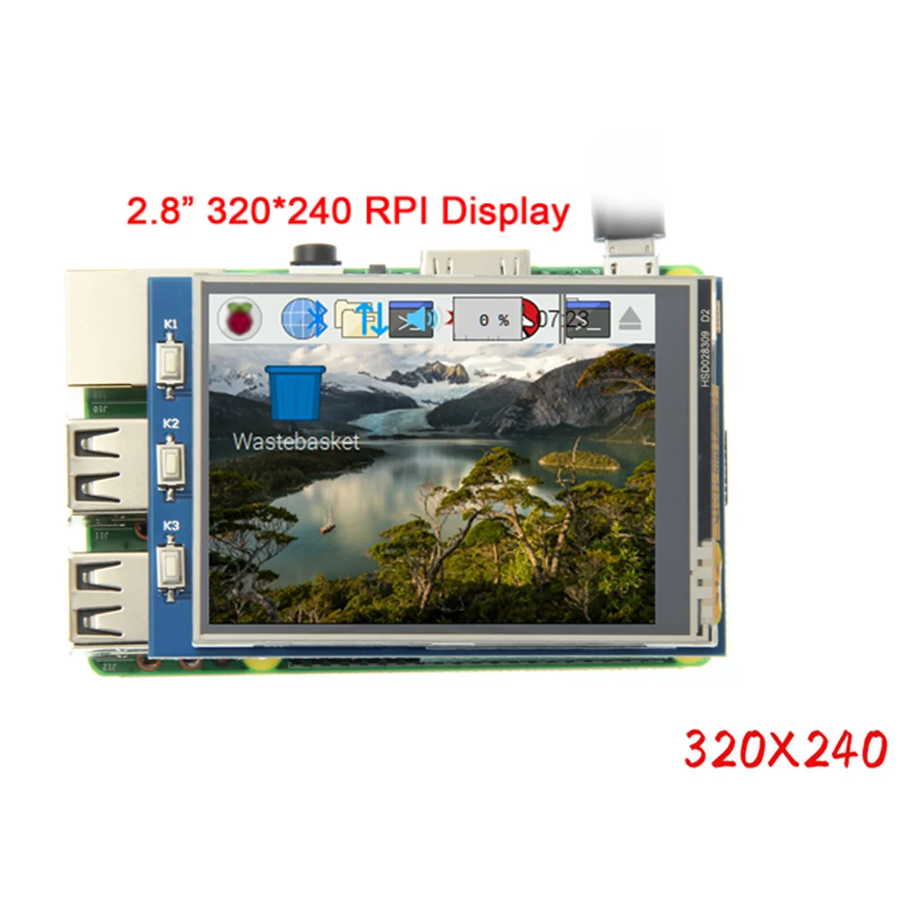 2,4/2,8 дюймов 320*240 Сенсорная панель Сенсорный экран TFT ЖК-модуль экран дисплей для Raspberry Pi GPIO вход