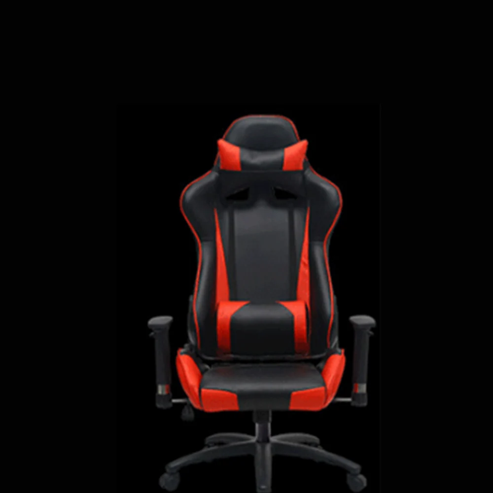 Black and red Lift Компьютерное кресло, Европейское пластиковое игровое искусственное компьютерное кресло для учебы, заказное удобное игровое компьютерное кресло с подъемом - Цвет: Black and red Lift