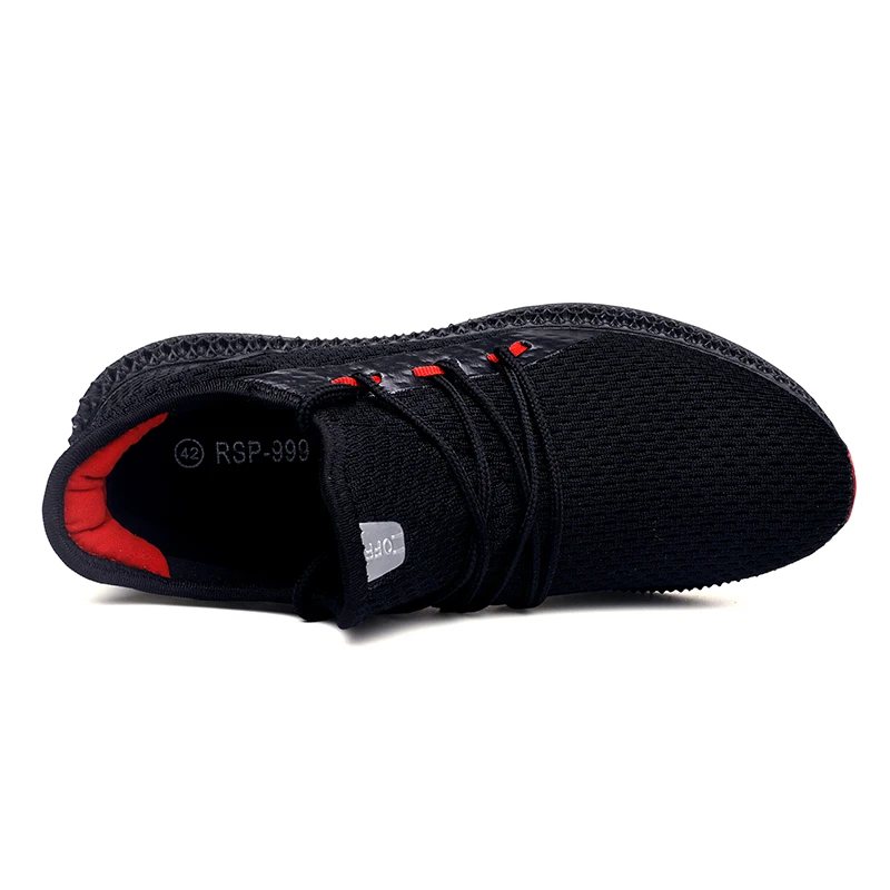 Baideng дешевые мужские спортивные кроссовки дышащие мужские кроссовки на шнуровке черные кроссовки для мужчин светильник zapatillas hombre Deportiva