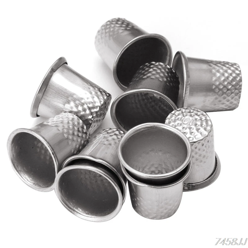 

10PCS Thimbles Multi Size Finger Protector Sewing Quiting Handmade Craft Tool G03 Drop ship