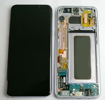 

Original AMOLED LCD for SAMSUNG Galaxy S8 Display Touch Screen Digitizer with Frame Replacement LCD G950F Display