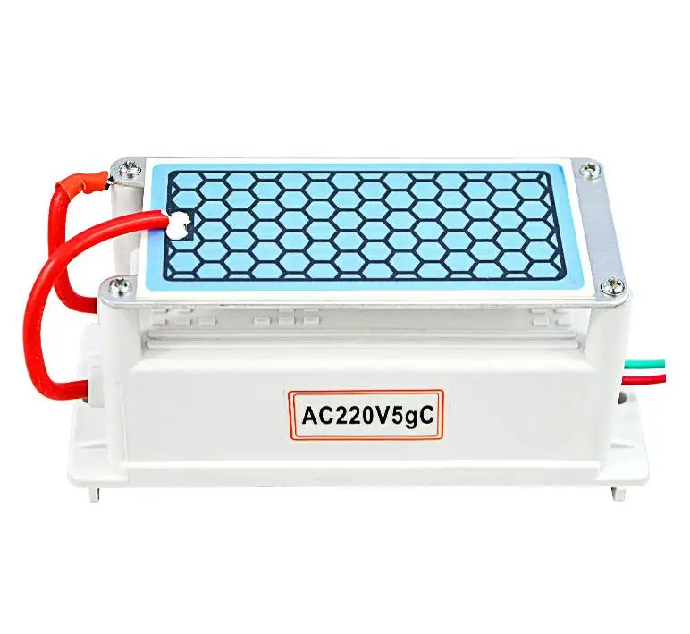 ATWFS очиститель воздуха 220 В 10 г/5 г генератор озона портативный двойной интегрированный долговечный керамический пластинчатый озонатор очиститель воздуха озонатор - Цвет: 5g 220v