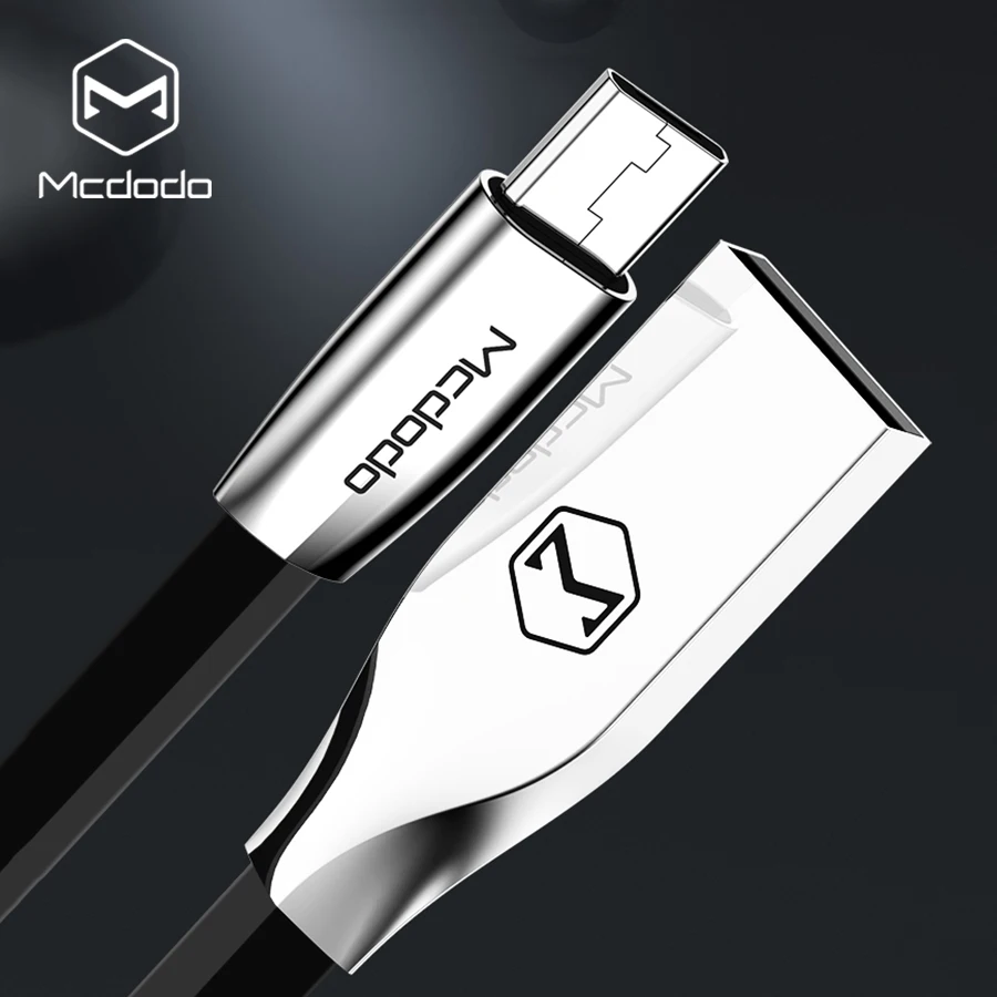 Mcdodo المصغّر usb كابل 2.1A سريع شحن مزامنة بيانات الحبل لسامسونج Xiaomi هواوي LG MicroUSB الهاتف شاحن USB للهاتف كابل