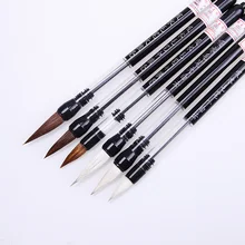 1 PC Piston Water Brush Chinese Japanese Calligraphy Pen Paint Brush Drawing Art Supplies hot sale chinese calligraphy brush chinese calligraphy brush pen mixed hairs hopper shaped paint brush art stationary art supply