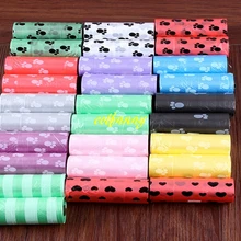 500 компл./лот = 7500 шт ПЭТ мешки для отходов собак пупер-скрупер для мешков на доске биоразлагаемые 5 цветов bolsa para cacacas perros