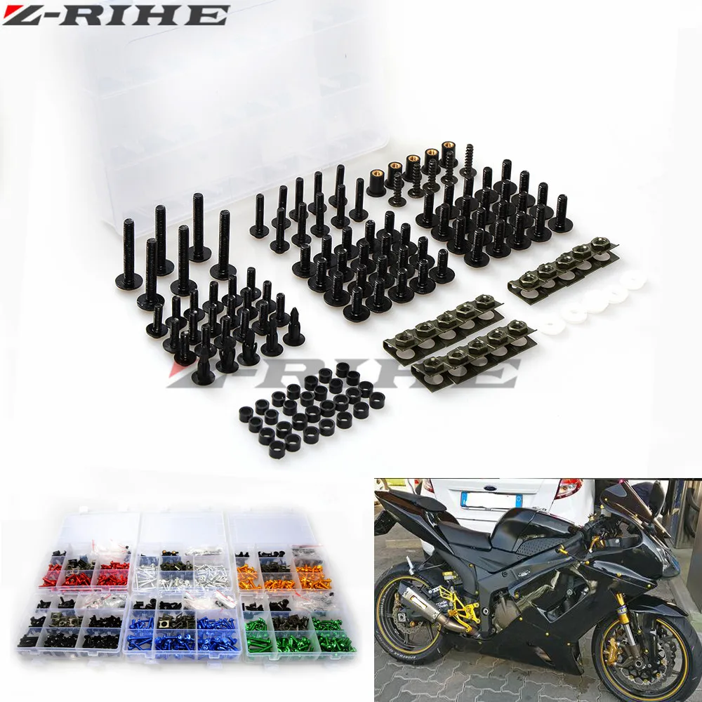 Universal Motorcycle Fairing Bolt Screw Nuts Washers Fastener Fixation For YAMAHA TMAX/T-MAX500 530 MT07 MT09 R3 R6 R25 R1