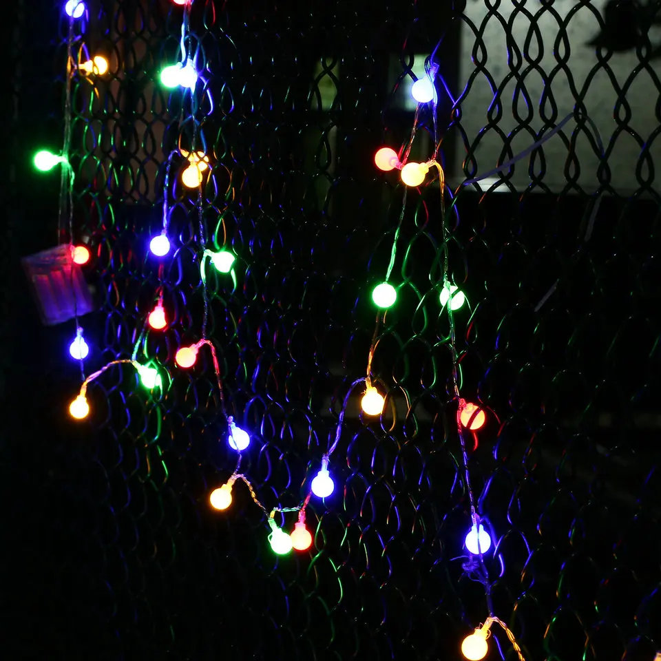 4m Christmas Lights Outdoor Led String Battery Operated Globe Fairy Christmas Lights Balls Indoor Tree Decorative Led Lights    06 (2)