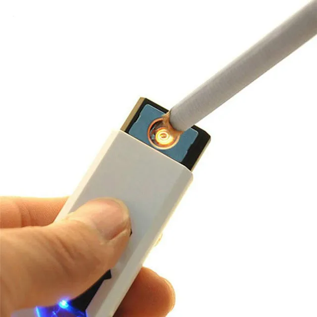 Rechargeable USB Electronic Cigarette Tobacco Cigar USB Lighter Flameless Windproof No Gas/Fuel USB Gadgets