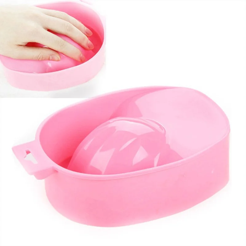 

1pc Nail Art Tips Soak Bowl Tray Treatment Polish Remover Manicure Plastic Tools DIY Hot Popular Nail Soak Bowl