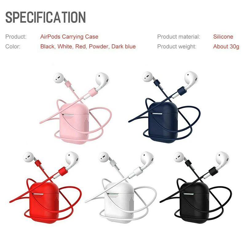 5Pcs/Set Earphone Case For Apple AirPods Accessories AirPod Case Cover For Airpods Apple Soft Silicone Protective Cases 5Pcs/Set Earphone Case For Apple AirPods Accessories AirPod Case Cover For Airpods Apple Soft Silicone Protective Cases