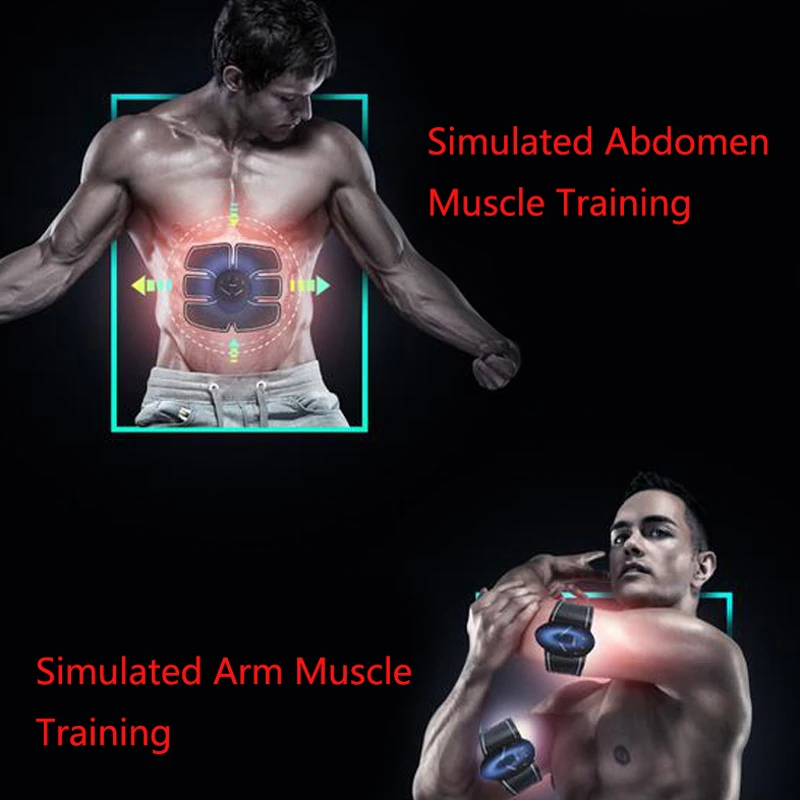 EMS, беспроводной стимулятор мышц, тренажер, шейпер, одежда, умный фитнес, тренировка живота, электрические наклейки для потери веса, одежда