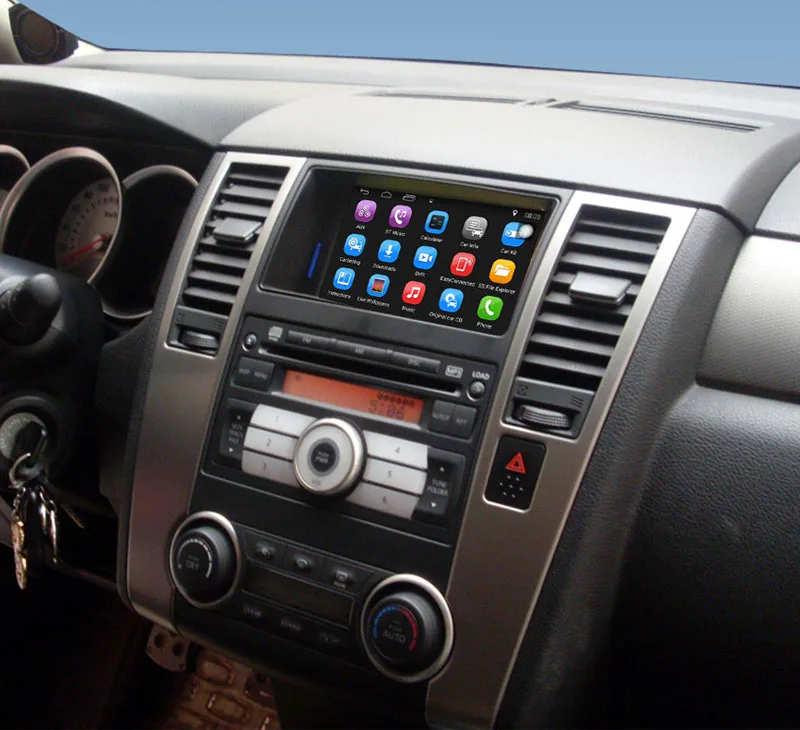 Top 7 inch Android 7.1 Car GPS Navigation for Nissan Tiida Car Video Player WiFi Bluetooth Mirror-link Upgraded Original Car Radio 5