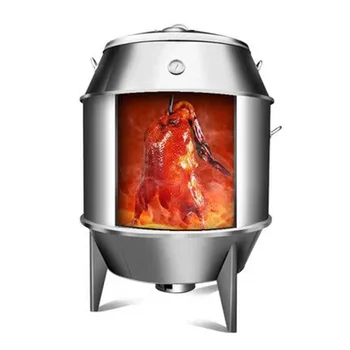 

Commercial Roasted Duck Furnace Charcoal Oven Roast Chicken Furnace Stainless Steel Grill Stove Hanging Portable Grill BBQ