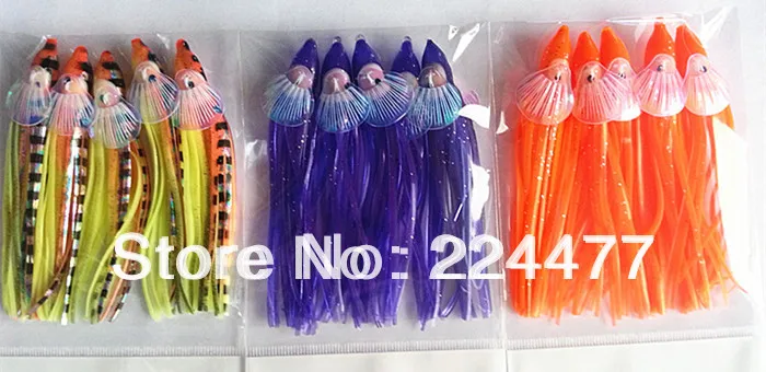 

3.5inch Octopus Skirt With Shell Gills Fishing lure Fishing Tackle Lifelike High Quality