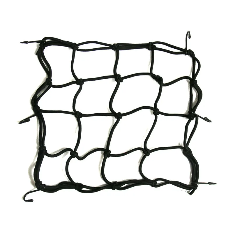Universal Bungee Cargo Net moto casco de malla de almacenamiento de motocicleta casco Bungee equipaje mantener almacenamiento de carga red organizadora