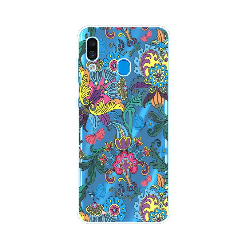 Мягкий чехол для Samsung Galaxy A30 Цветной силиконовый защитный A 30 A305F A305 чехол|Бамперы| |
