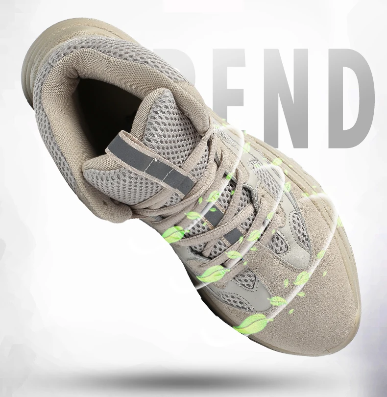 Men's Trainers Chunky Sneakers Dad Shoes High Platform Black Shoes Mens Sneakers Mesh Footwear Men Platform Sneakers High Top basketball shoes (7)