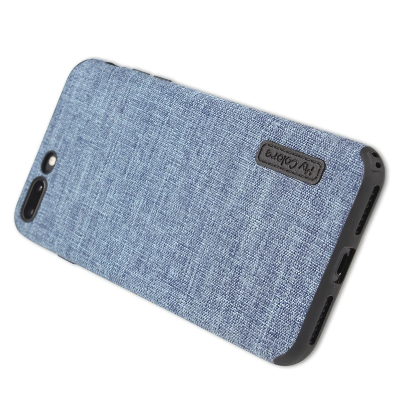 Cloth Case For iPhone 8 8 Plus Fashion Linen Cloth & Soft TPU Silicone Anti-knock Cover For iPhone 7 7 Plus Phone Protective Shell (3)