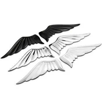 

Exclusive Flying Bird Angel's Wings Animal Zinc Alloy Chrome Metal Car Styling Emblem Badge 3D Sticker Decal Scratch Spot Cover