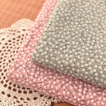 

Printed floral soft double cotton linen gauze shirt skirt clothing tablecloth pillow fabric