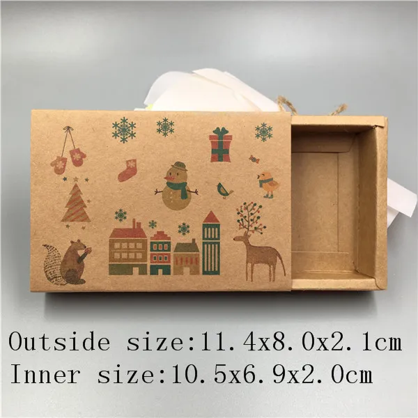 10.5x6.9x2cm Новые горячие 10 шт крафт-ящик подарочные коробки посылка Конфеты сувениры Искусство и ремесла посылка коробка свадебные конфеты подарочная коробка - Цвет: 10.5x6.9x2cm