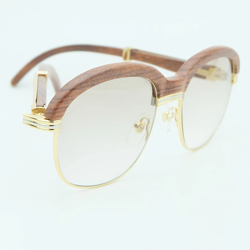 Buy Luxury Brand designer wood glasses frames wooden