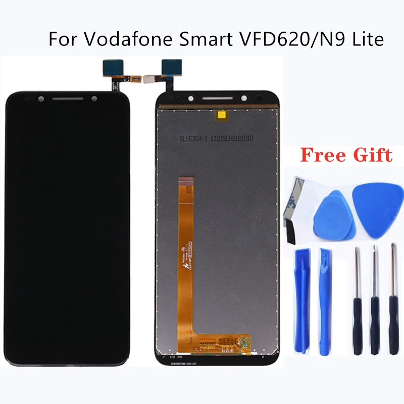 

For vodafone smart VFD620 LCD monitor Smart N9 Lite with touch screen For Vodafone VF620 display mobile phone repair kit