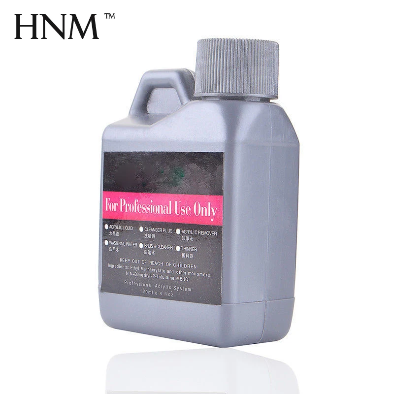 HNM Acrylic Liquid Acrylic DIY Professional Nail Artl Tip Nail Art Salon Acrylic Liquid Monomer Panting Nail Manicure Tool 120ML