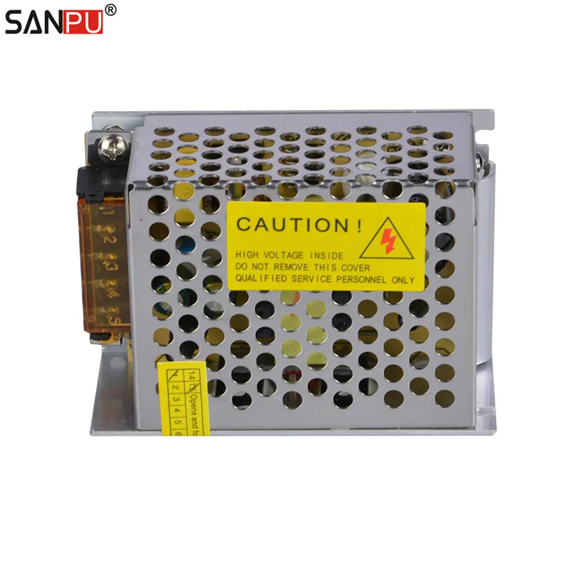 smps sanpu 35w 5v led power supply 7a cv led driver metal 5vdc ac dc