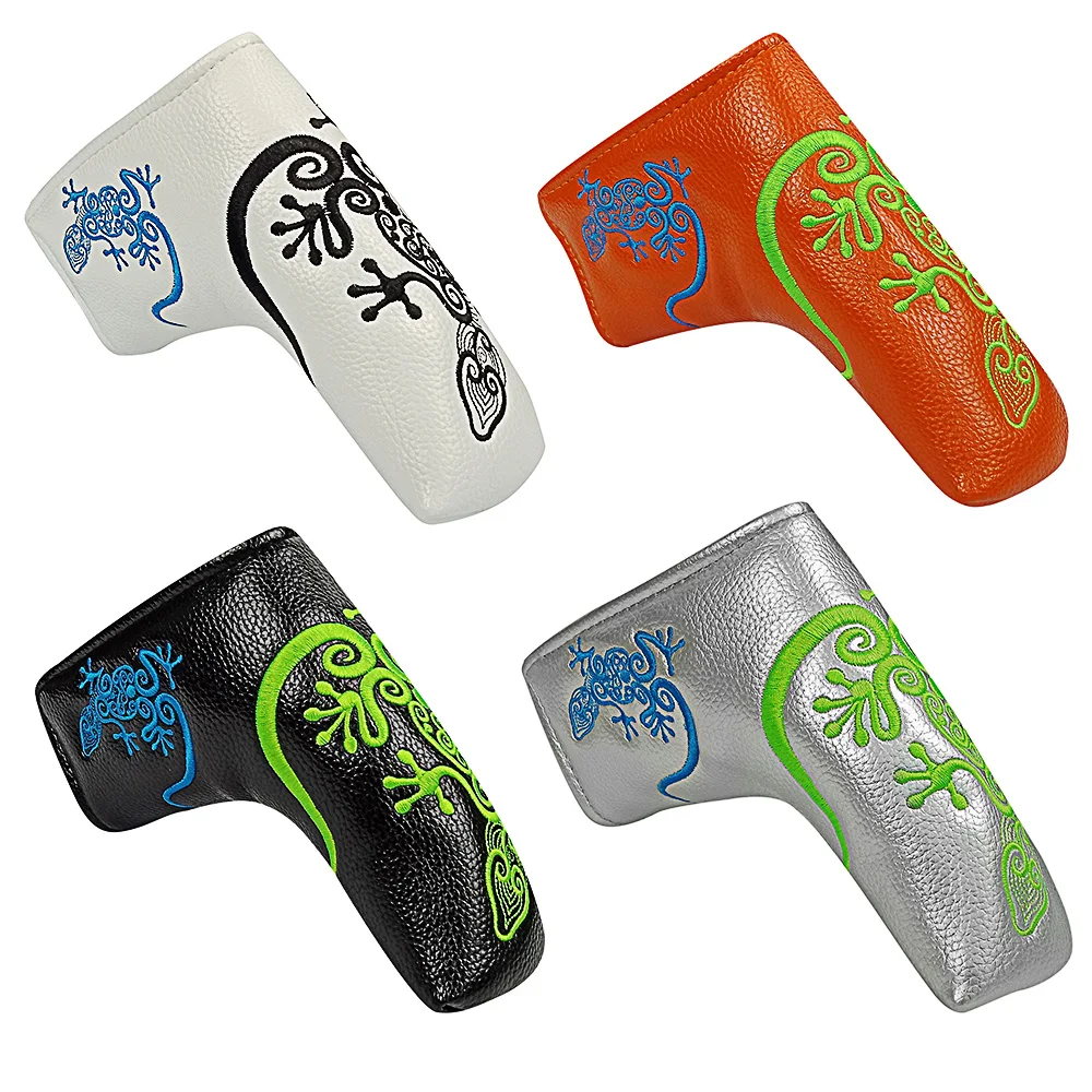 

PU Golf Putter Headcover For Blade Style Golf Clubs Head cover With House lizard pattern Golf Headcovers
