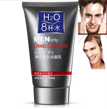 

BIOAQUA 100G Men Deep Cleansing Scrub Skin Care Facial Cleanser Whitening Oil Control Acne Blackhead Cleanser Face Care