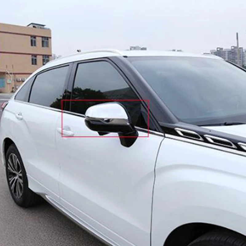 Зеркало заднего вида хромированное покрытие для автомобиля hynubai Solaris 2 2017