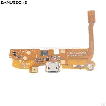 USB Charge Jack Dock Socket Plug Charging Port Connector Flex Cable With Microphone For LG Optimus L90 D405 D410 D415 aod405 d405 pnpmos to 252