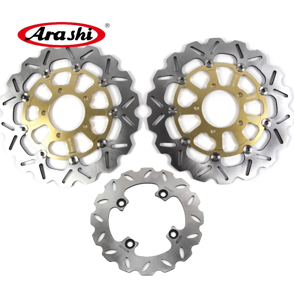 

Arashi 1 Set For KAWASAKI NINJA ZX10R ABS 2011-2015 CNC Front Rear Brake Discs Disks Brake Rotors ZX-10R ABS 2011 2012 2013 2014